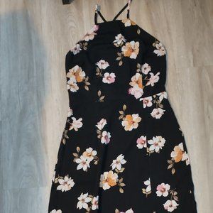 Dynamite floral halter dress